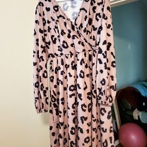 Leopard print dress